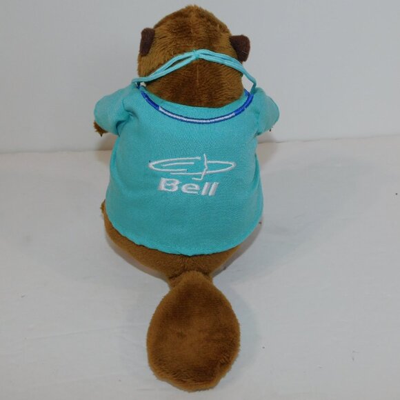 Bell Canada Mobility 6" Plush Beaver Mascot Doctor Nurse Stuffed Toy - Picture 5 of 7
